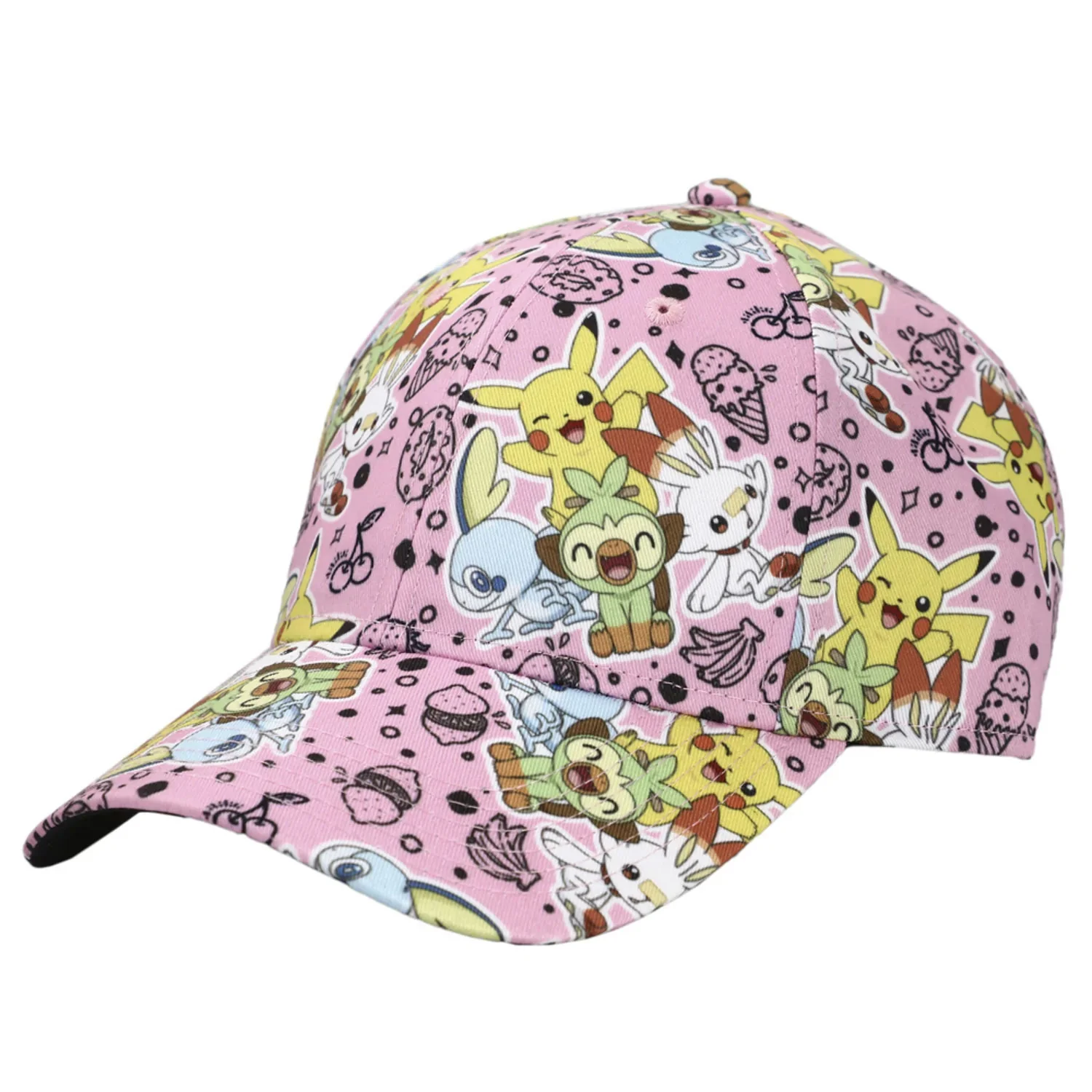 Pokemon Sweets Time Galar Starters Adjustable Hat