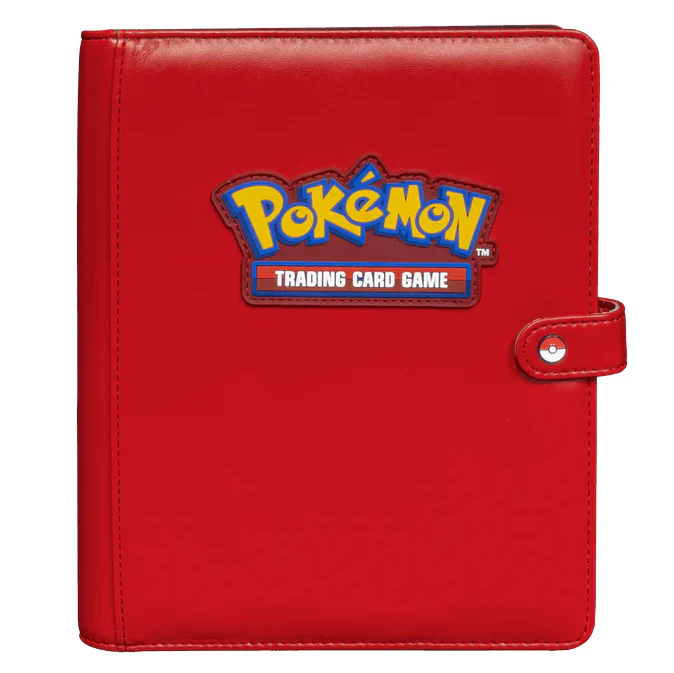 Pokemon TCG Premium Snap Binder 4-Pocket Portfolio (Red)