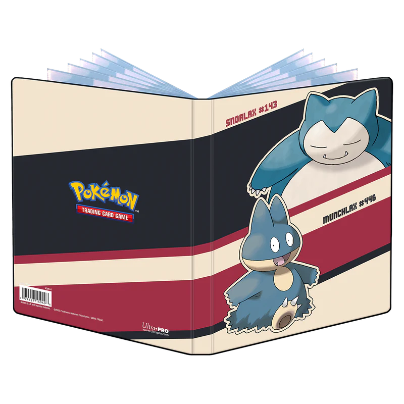 Pokemon TCG Snorlax & Munchlax 4-Pocket Portfolio