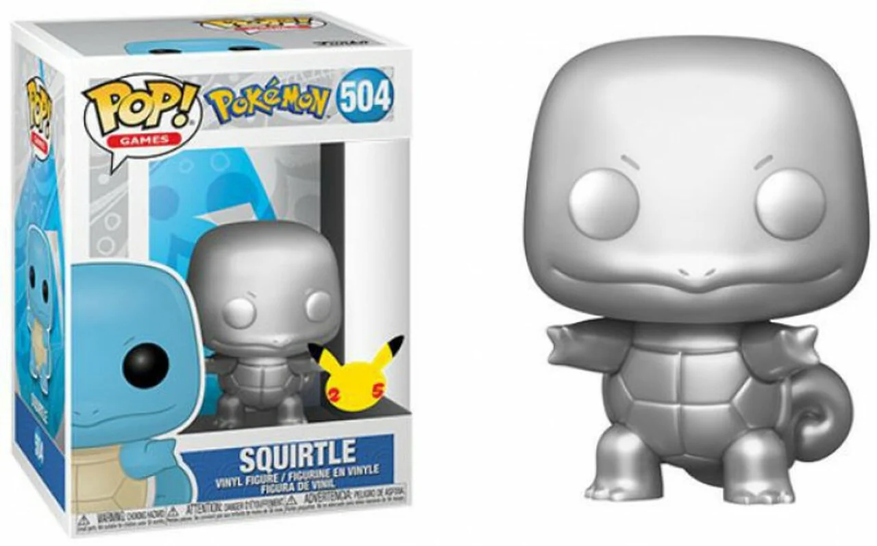 Pop! Pokemon: Silver Squirtle 504