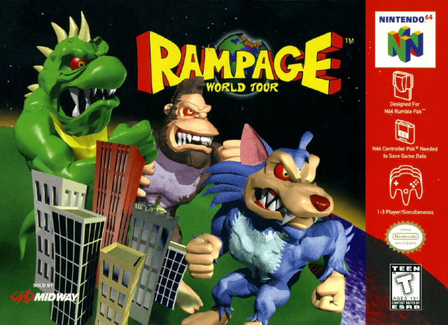 Rampage World Tour (As Is) (Cartridge Only) - Image 2
