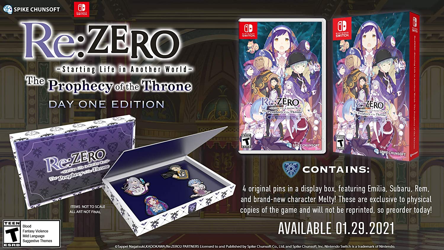 Re:ZERO The Prophecy of Thrones (Day 1 Edition) (Pre-Owned) - Image 2