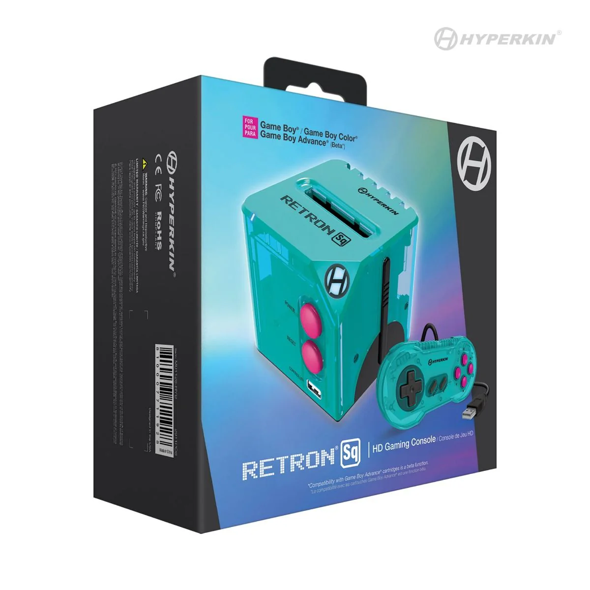 RetroN Sq HD Gaming Console (Hyper Beach) (Game Boy / Game Boy Color / Game Boy Advance)