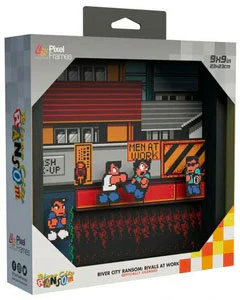 River City Ransom (Rivals at Work) Pixel Frame (9x9in)