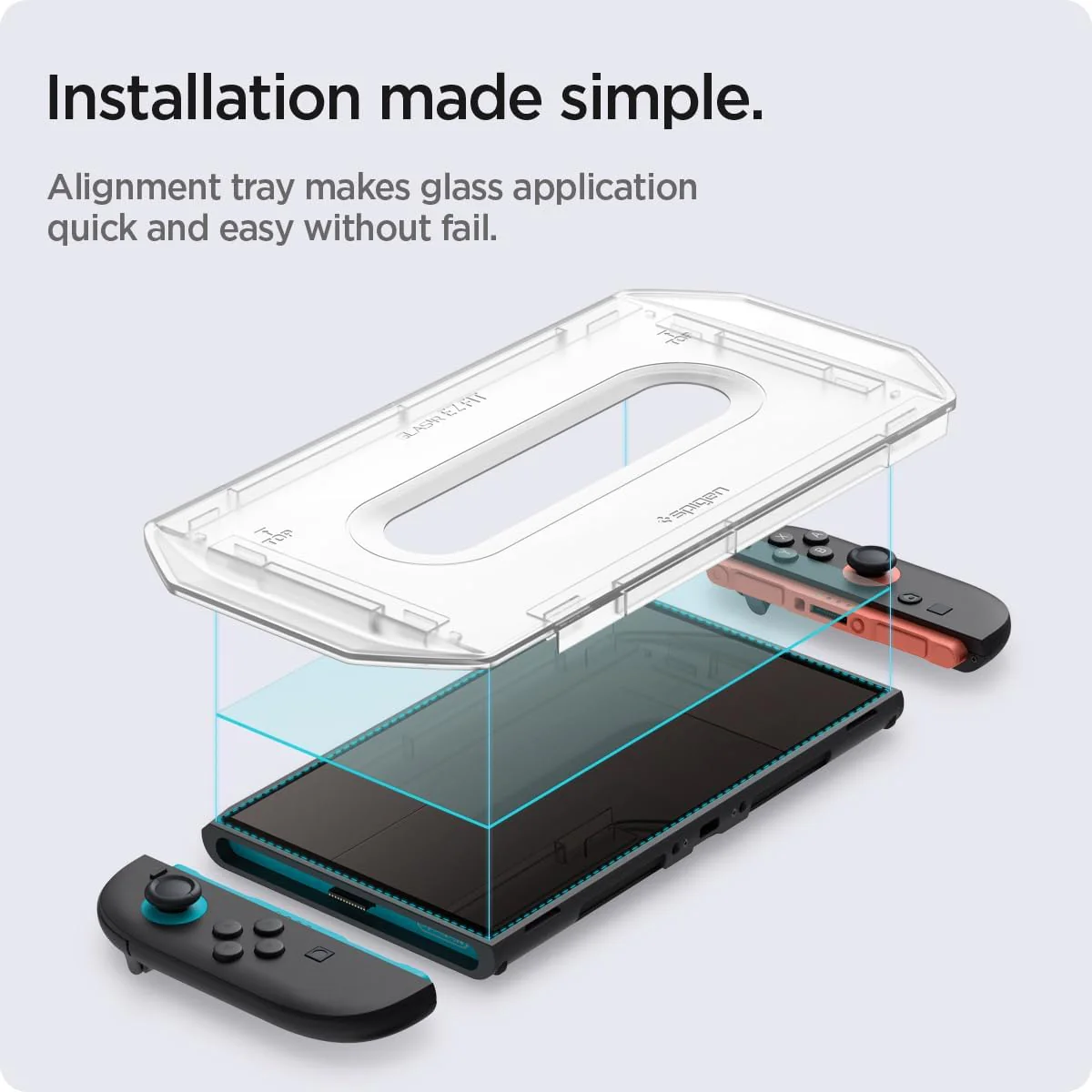 Spigen Glas.tR EZ Fit Screen Protector for Nintendo Switch 2 - Image 3