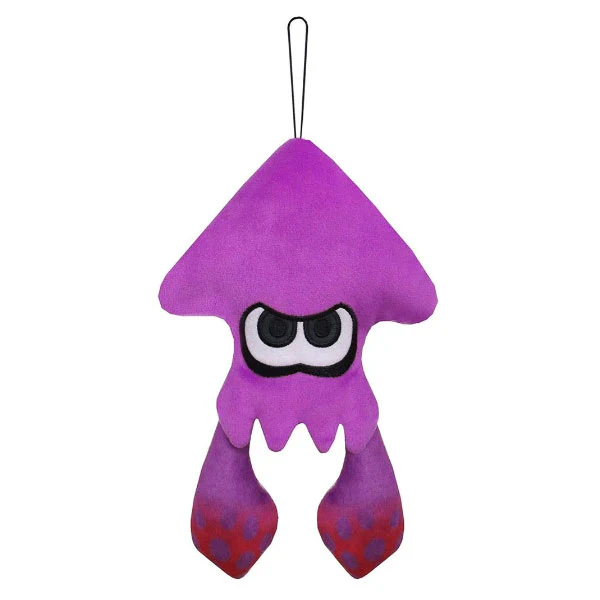 Splatoon All Star Collection Inkling Squid (Neon Purple) 9" Plush Toy