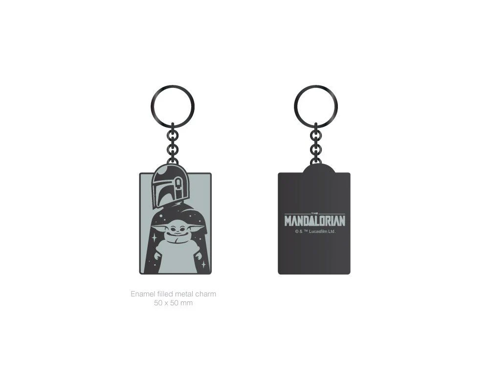Star Wars Mandalorian w/ The Child Keychain