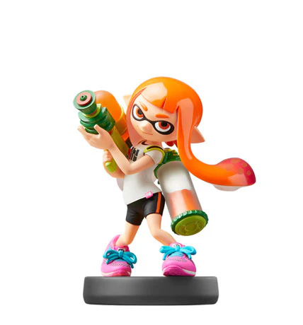 Super Smash Bros Splatoon Inkling Girl Amiibo (Pre-Owned)