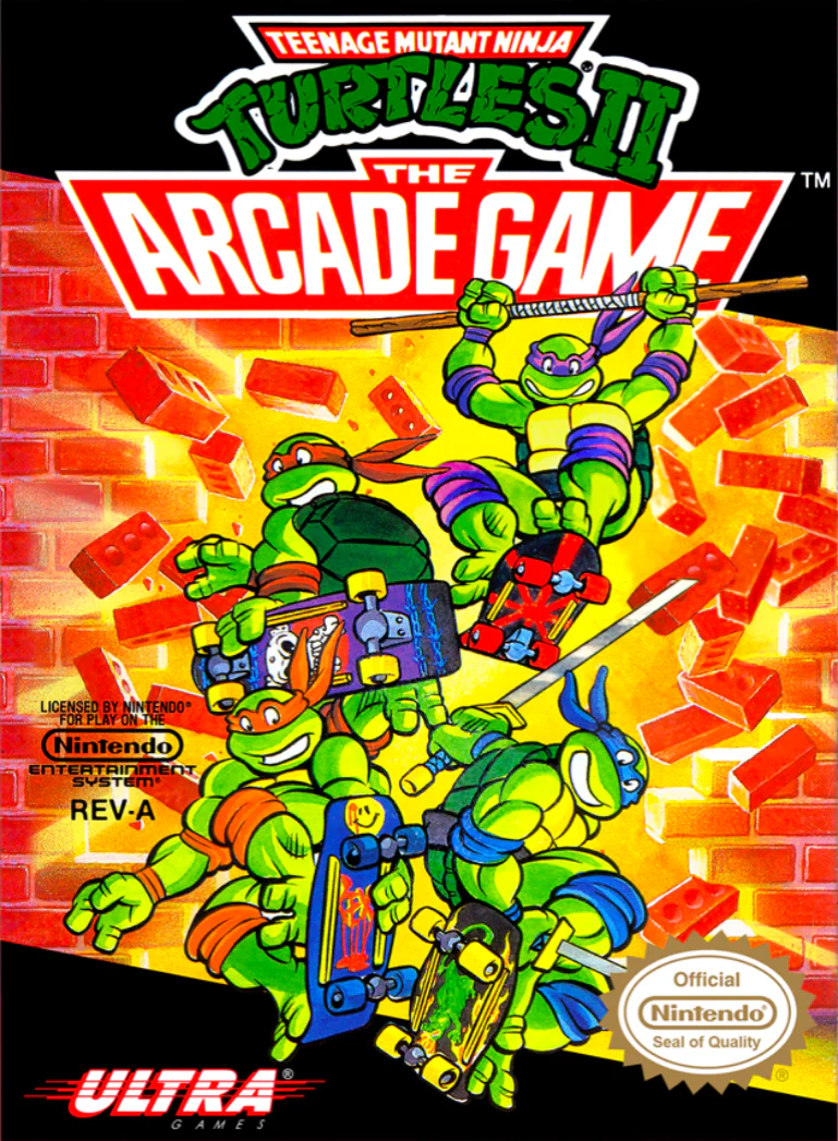 Teenage Mutant Ninja Turtles II: Arcade Game (As Is) (In Box)