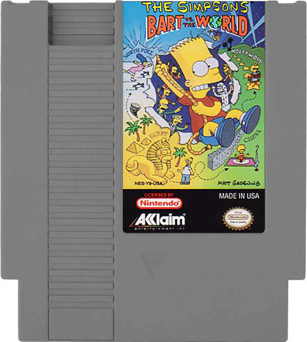 The Simpsons: Bart Vs. the World (As Is) (Cartridge Only)