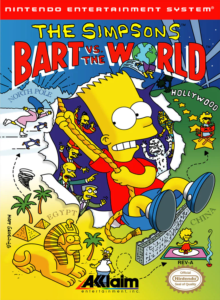 The Simpsons: Bart Vs. the World (As Is) (Cartridge Only) - Image 2