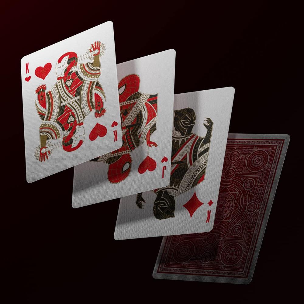 Theory 11 Avengers (Red) Playing Cards - Image 5