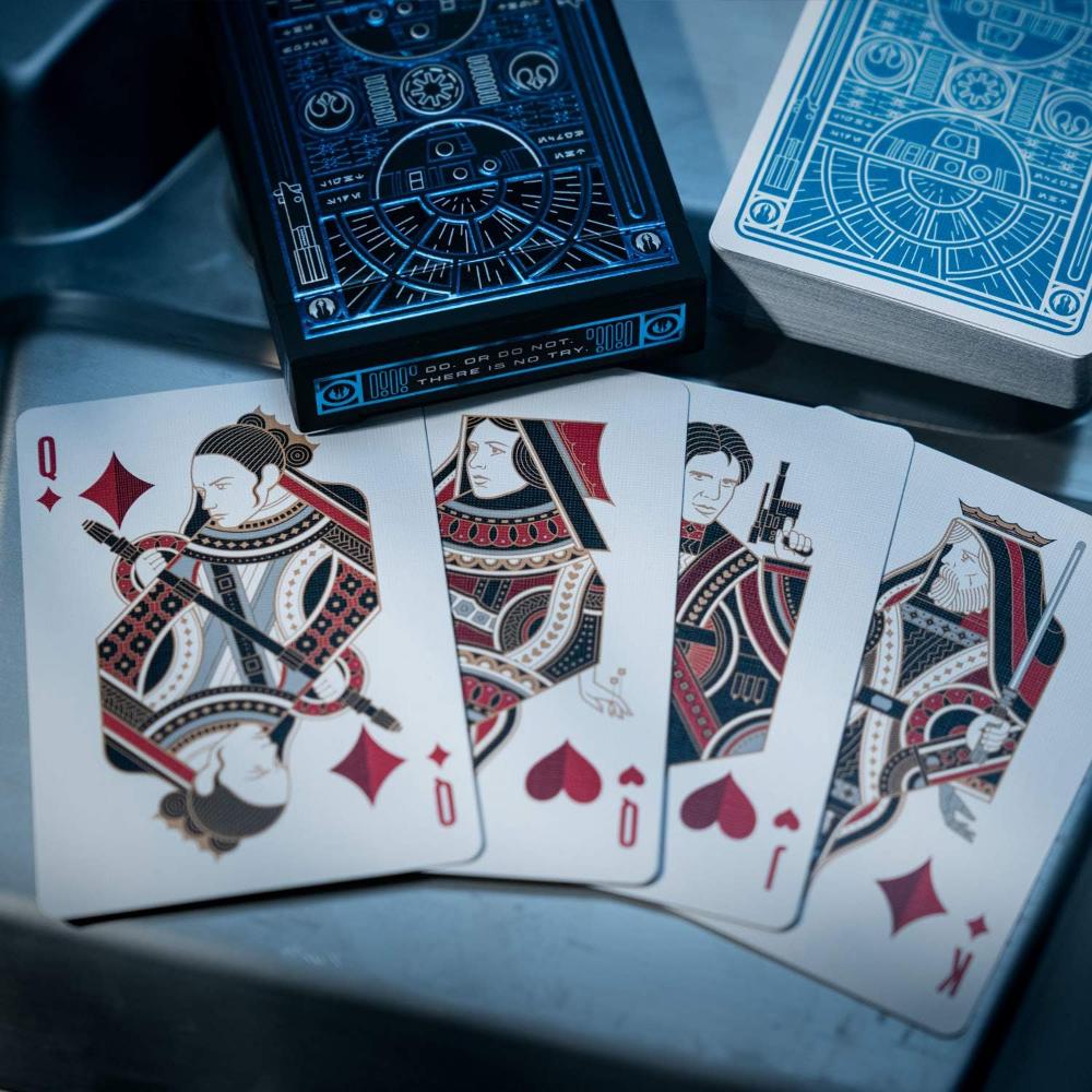 Theory 11 Star Wars Light Side (Blue) Playing Cards - Image 4