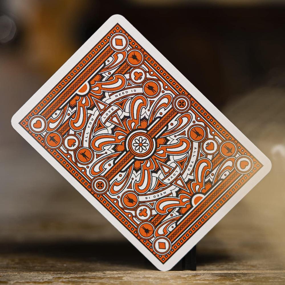 Theory 11 The Beatles (Orange) Playing Cards - Image 5