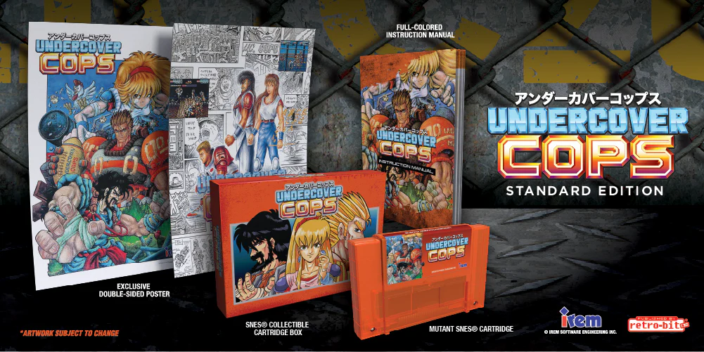 Undercover Cops (Orange Super Nintendo Cartridge) - Image 2