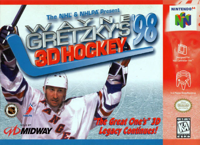 Wayne Gretzky's 3D Hockey '98 (As Is) (Cartridge Only) - Image 2