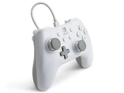 White Wired Pro Controller for Switch - Image 3