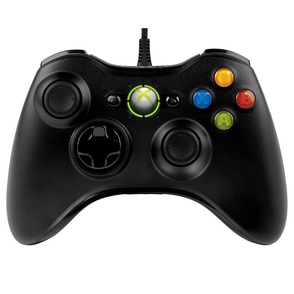 Wired Controller (Black) for XBOX 360 (Pre-Owned)