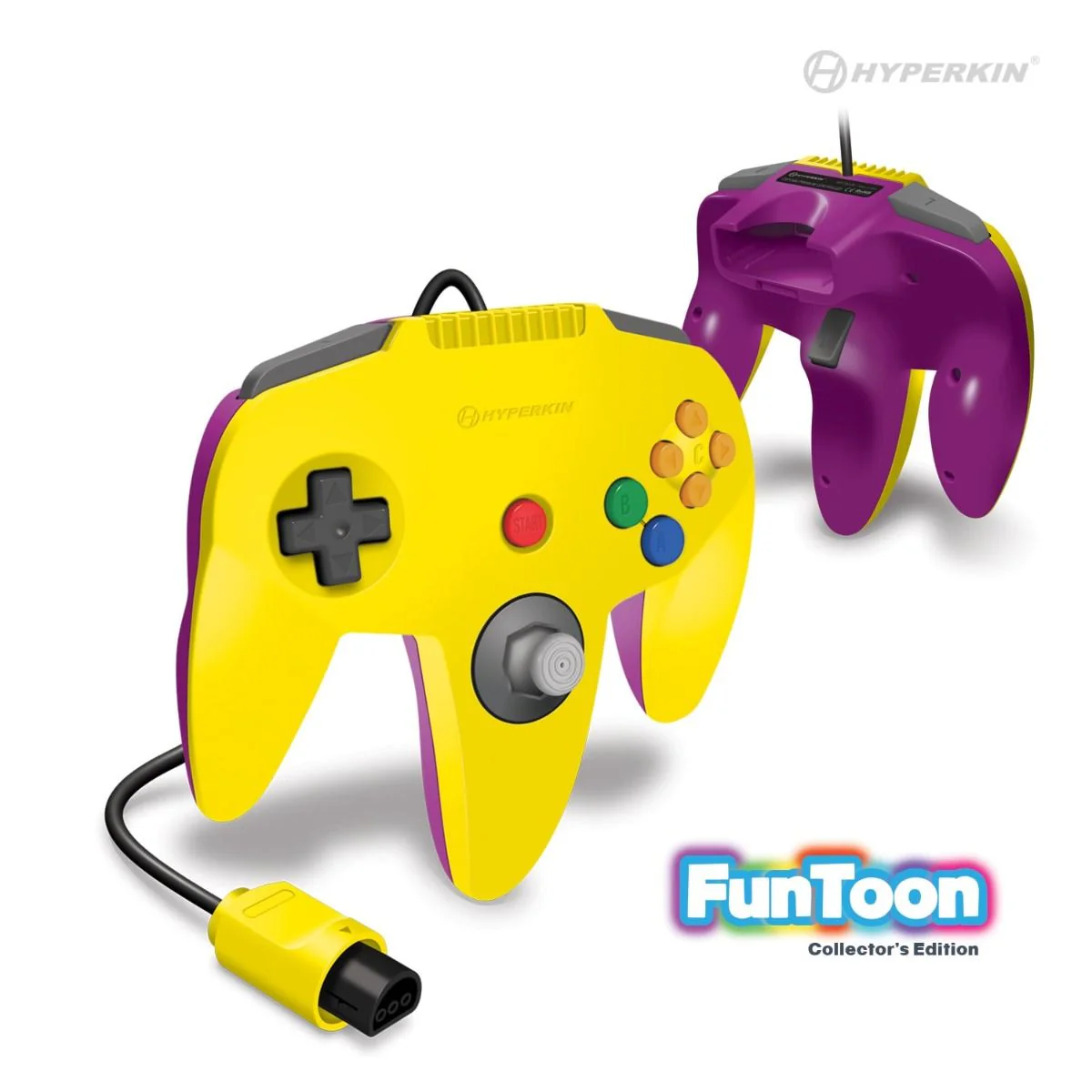 Wired Captain Premium Controller (Rival Yellow) for N64 - Image 3