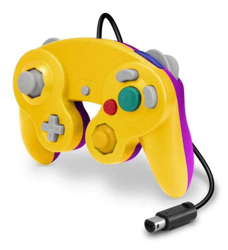 Wired Gamecube Controller (Yellow Purple) - Image 2